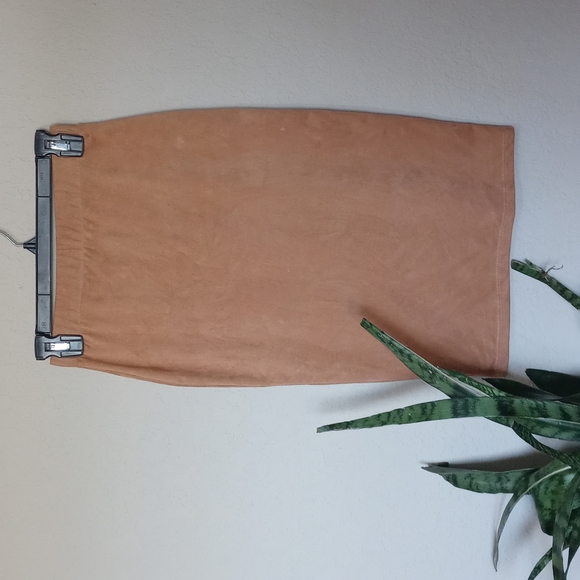 like an angel Dresses & Skirts - Like an Angel || Stretchy tan suede skirt